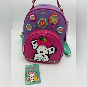 Sanrio Spottie Dottie Floral Color Block Mini Backpack bundle BoxLunch exclusive